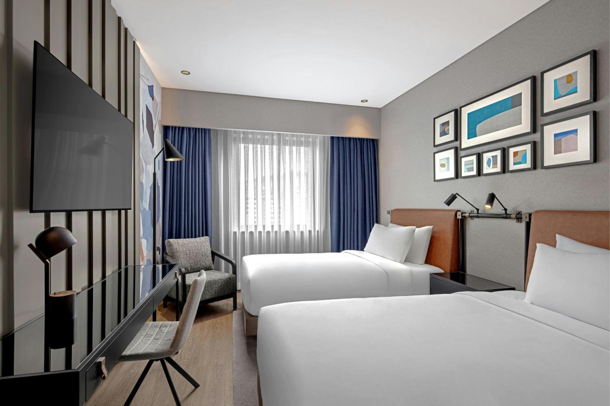 Classic Zweibettzimmer mit Stadtblick